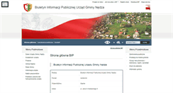 Desktop Screenshot of bip.nedza.pl