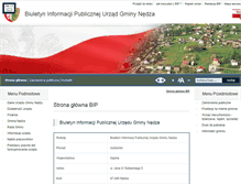 Tablet Screenshot of bip.nedza.pl
